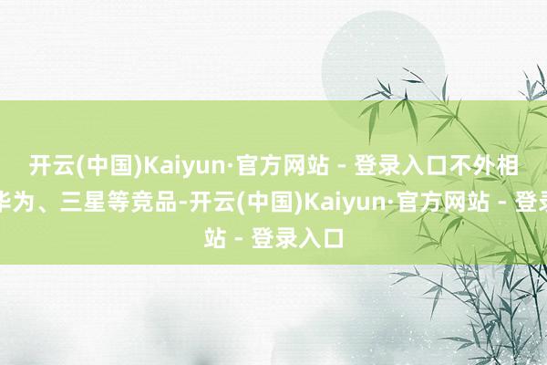 开云(中国)Kaiyun·官方网站 - 登录入口不外相较于华为、三星等竞品-开云(中国)Kaiyun·官方网站 - 登录入口