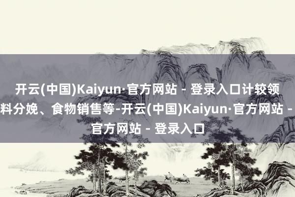 开云(中国)Kaiyun·官方网站 - 登录入口计较领域包括饮料分娩、食物销售等-开云(中国)Kaiyun·官方网站 - 登录入口
