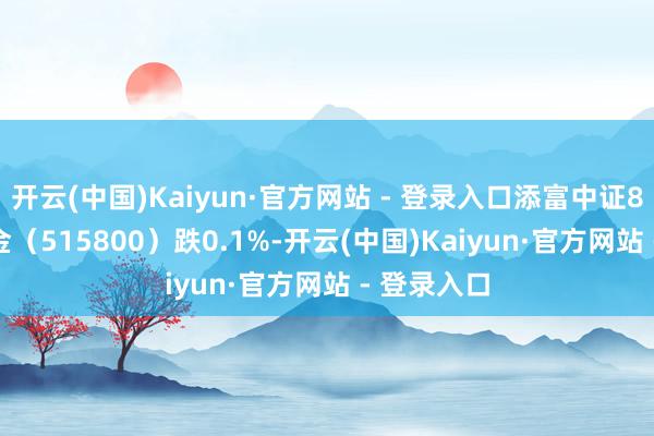 开云(中国)Kaiyun·官方网站 - 登录入口添富中证800ETF基金（515800）跌0.1%-开云(中国)Kaiyun·官方网站 - 登录入口