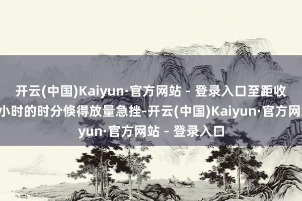 开云(中国)Kaiyun·官方网站 - 登录入口至距收盘还有1个多小时的时分倏得放量急挫-开云(中国)Kaiyun·官方网站 - 登录入口